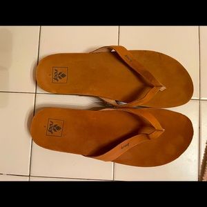 Reef Leather Flip Flops